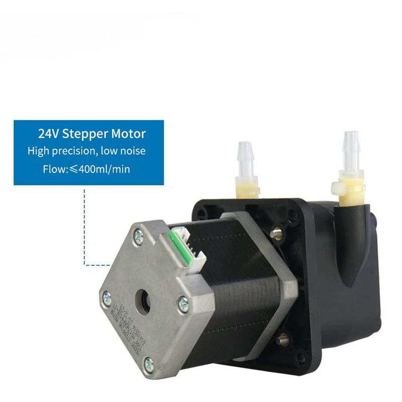 Kamoer KPHM400-ST high Flow Stepper Motor peristaltic Pump 24V Variable Speed lab Liquid dosing Pump 0~400ml/min