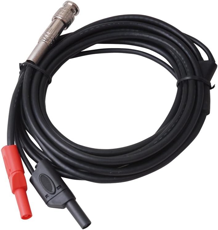 Hantek HT30A Automotive Test Lead 3m BNC-to-Banana Plug for Automotive Measurement | Special cable for automotive measurements, oscilloscope accessory with 3m length, BNC-to-banana plug for precise automotive test signals