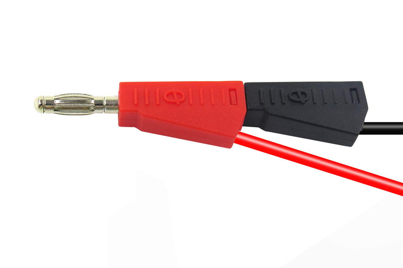 [Australia - AusPower] - BNC Q9 to Dual 4mm Stackable Banana Plug with Test Leads Probe Cable 47in 