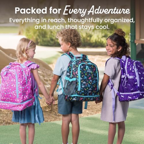 Bentgo Kids 2-in-1 Backpack & Insulated Lunch Bag with Padded Straps Unicorn Kids Large