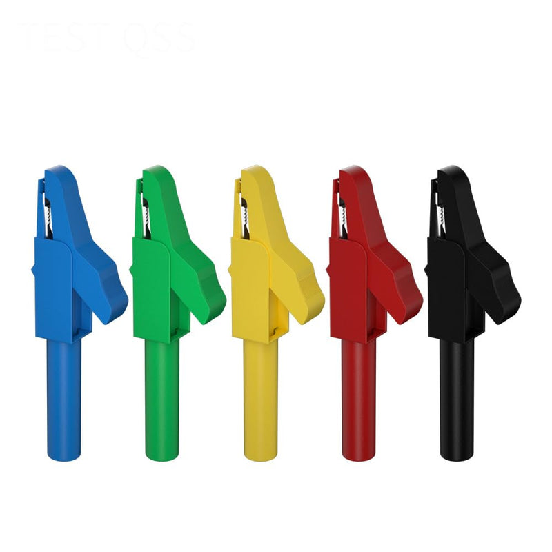[Australia - AusPower] - Test Lead Kit 25pcs 4mm Banana Plug to Alligator Clip Test Leads Kit Test Probes Back Probe Kit for Multimeter Automotive Diagnostic Testing Tools Set 8008 25pcs-B 