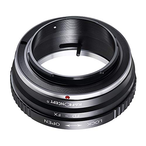 K&F Concept Lens Mount Adapter Canon FD Lens to Fujifilm FX Mount Mirrorless Camera Adapter