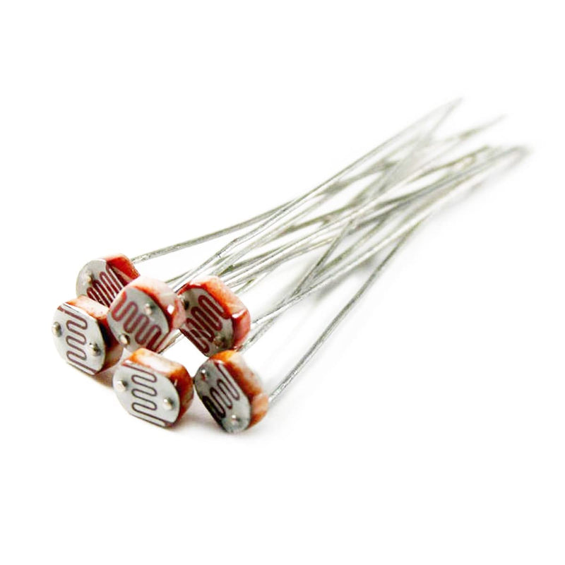 Hailege 100pcs 5528 Photoresistor Photosensitive Resistor Light Dependent Resistor 5mm 5528 Photoresistor