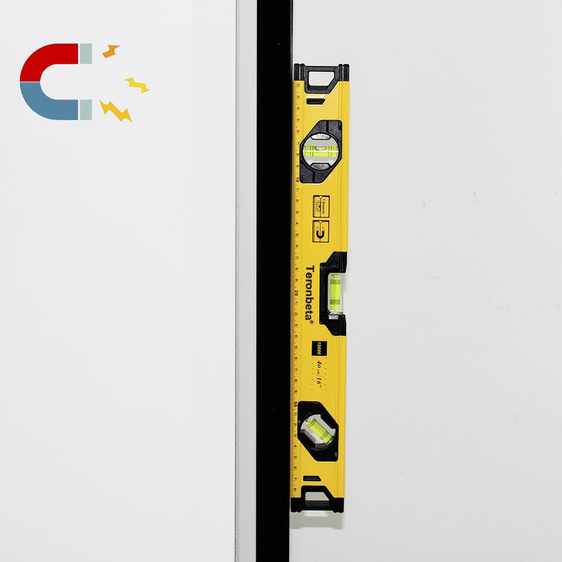 [Australia - AusPower] - Teronbeta Aluminium Alloy Spirit Level 400 mm/16 Inch Shock Proof Torpedo Level with Magnetic Base and 3 Bubble 45°,90°,180° - Yellow/Black 400mm 