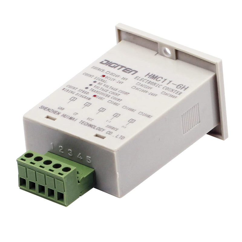 [Australia - AusPower] - DIGITEN 12V-24V 6-Digit 0-999999 LED Display Digital UP Counter+Hall NPN Proximity Sensor Switch+Holder 