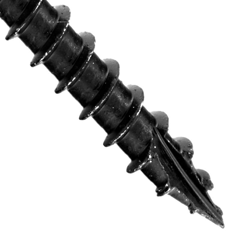 Jake Sales #14 X 3-1/4" Heavy Duty Black Timber/Log/Landscaping Wood Screws - Exterior Coated Heavy Duty Screws. 1 x 50 Count Box - 50 Screws #14 X 3-1/4" - 50 Count