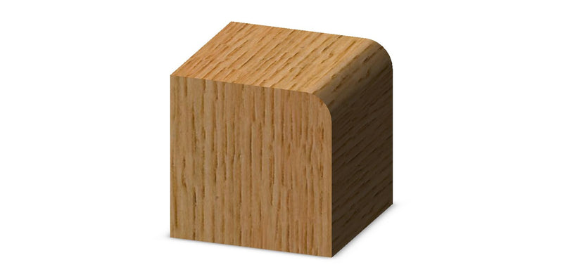 Whiteside 1980 Small Pilot Roundover Router Bit: 1/8 Inch Radius, 3/8 Inch Large Diameter, 7/16 Inch Cutting Length, 1/4 Inch Shank, 2 Inch Overall Length, 5/32 Inch Brass Pilot Diameter