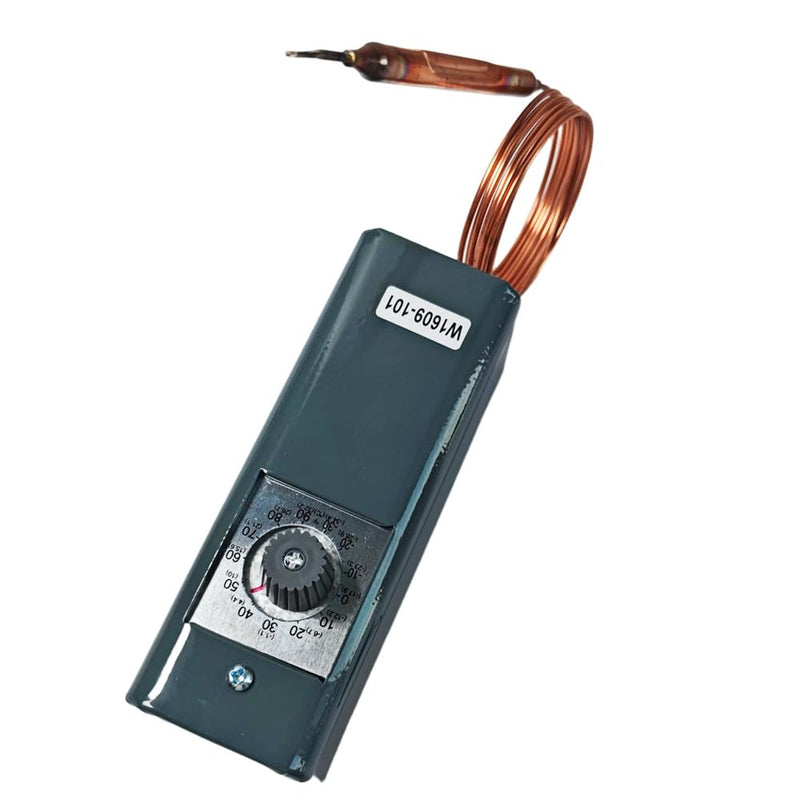 [Australia - AusPower] - Refrigerator Thermostat Temperature Controller, Replacement for W1609-101 Compatible Units, Universal Fit for Freezers/ACS/Cold Rooms (-34°C to 32°C) with 5ft Capillary, OEM 88965-1 