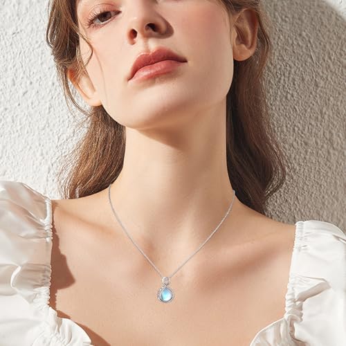Rose Urn Necklace for Women Sterling Silver Heart Urn Necklace for Ashes Hummingbird Cremation Jewelry Gifts for Ashes of Loved One A-Urn