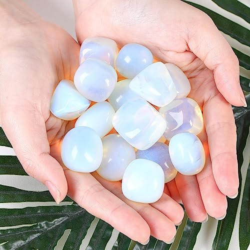 Opalite Crystals Bulk Opal Stone Natural Irregular Polished Stones 200g