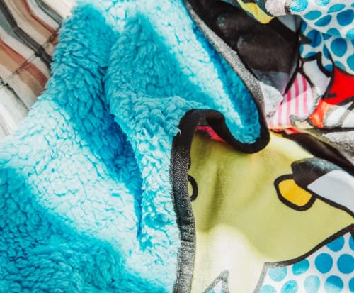 Sanrio Hello Kitty And Friends Fleece Throw Blanket | Plush Soft Cover For Sofa, Bed | 54 x 72 Inches