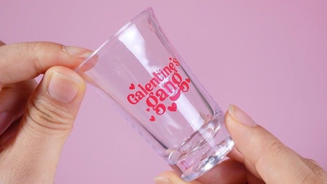 Qinyoung 24 Pcs Galentines Day Shot Glasses Cups Gang Gift Bulk