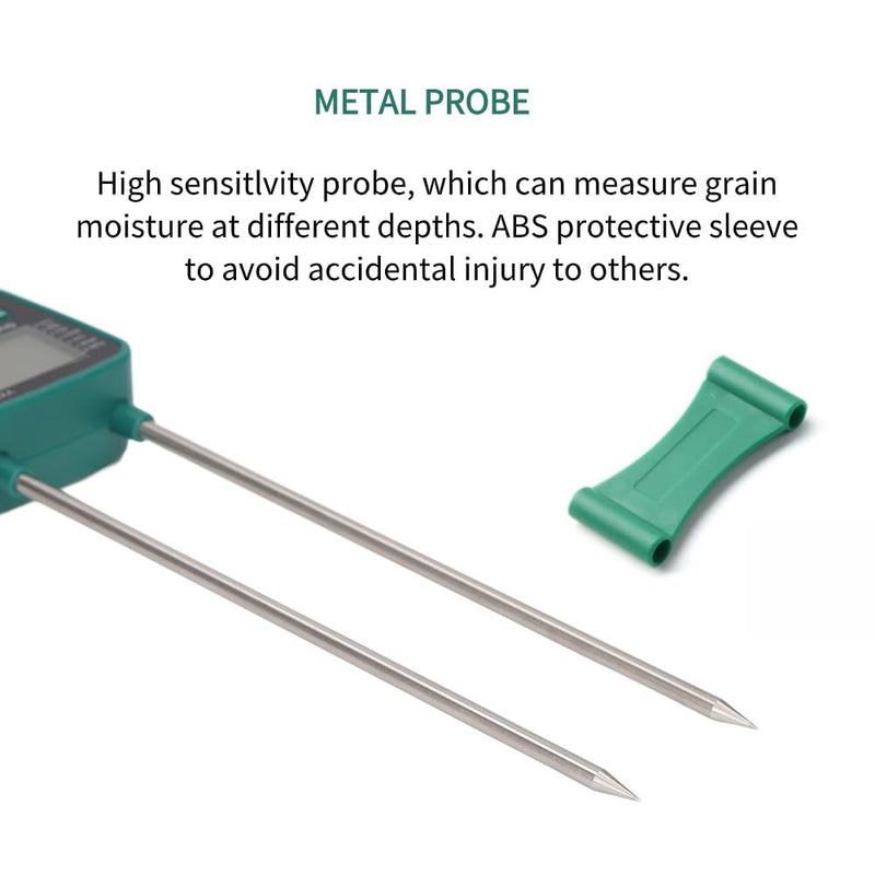 [Australia - AusPower] - Portable Hay Tester, Hay Bale Tester with Probe for Sesame Wheat Corn Soybean Rice Barley Sorghum Peanut Kernel Rapeseed 