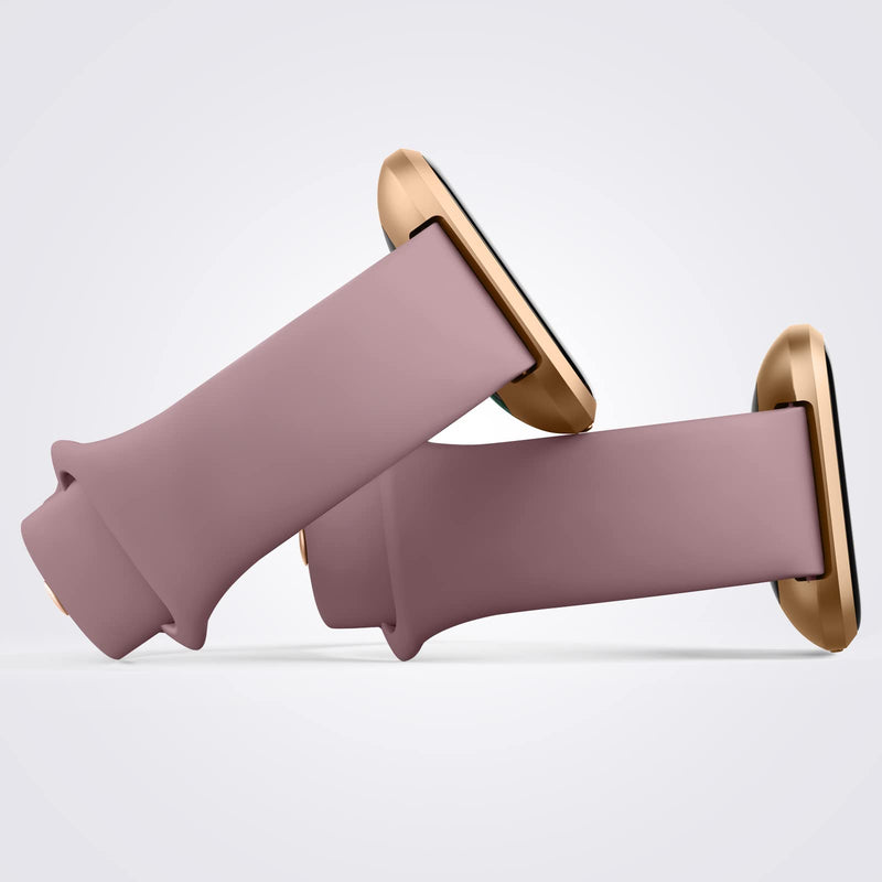 [Australia - AusPower] - Vancle Silicone Bands Compatible with fitbit versa 2 watch bands women men, Soft Breathable Sport Replacement Wristbands for Fitbit Versa 2 / Fitbit Versa/Versa Lite/Versa SE Smoke Purple 