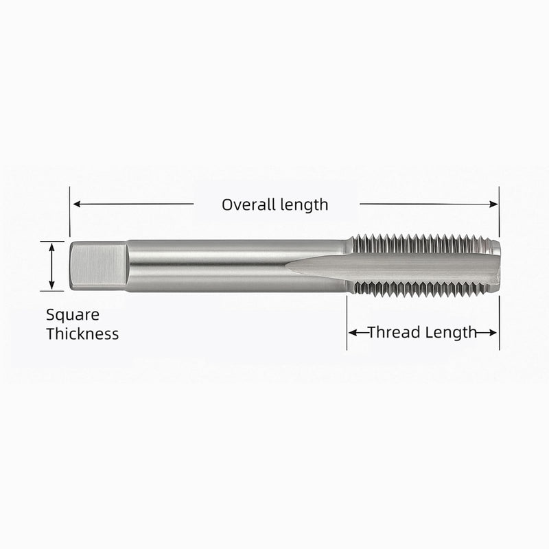 1-1/4"-12 Thread Tap 6542 HSS Thread Maker for Internal Thread Repair and Fabrication 1-1/4"-12