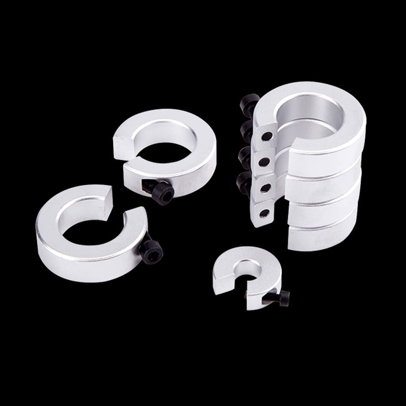 [Australia - AusPower] - (Pack of 4) Shaft Collar Set for Linear Rail SBR20, All in One Clamp-on Shaft Collar with M4 Set Screw, Bore 20mm, OD 40mm, Thickness 12mm 20mm Bore Size 