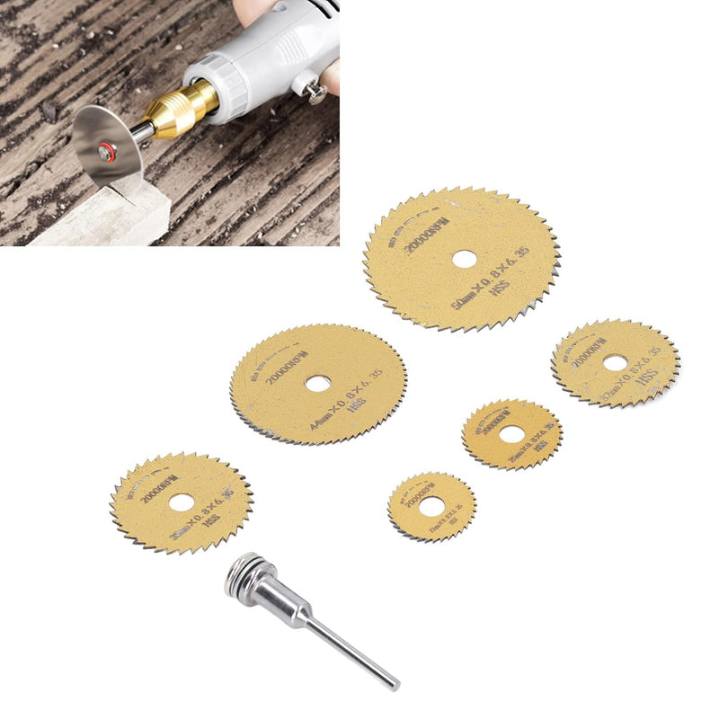 HHIP 5071-5000 6 Piece High Speed Steel Slitting Saw Set