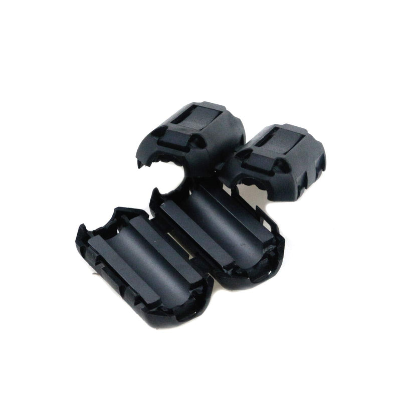 [Australia - AusPower] - 7mm Ferrites Ring Double Clip-on Ferrite Ring Core RFI EMI Noise Suppressor Cable Clip for Video Cable, Coax Cable, Power Cable, Black (Pack of 20) 7mm 