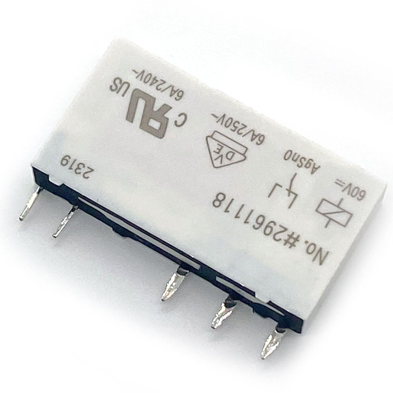 15-Pack 2961118 Relay – 60V 6A 5-Pin SPDT Industrial Relay – Compatible with Schneider Electric & Siemens Equipment – Fixes Overload & Circuit Failures 15