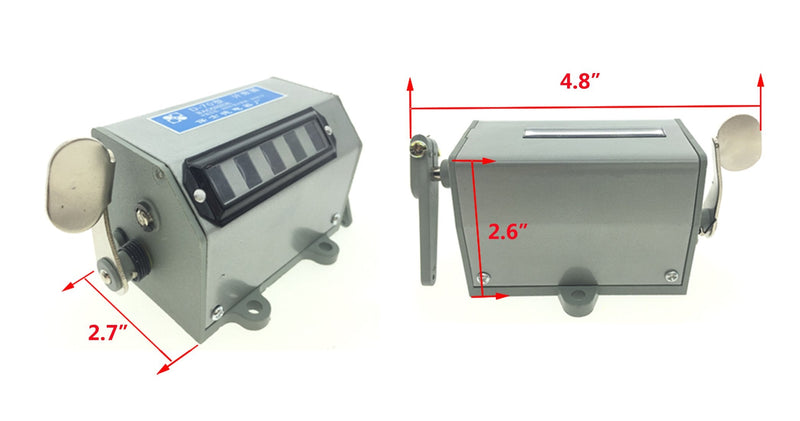 YXQ D-70 5 Digits Mechanical Counter Resettable Stroke Pulling Pull 0-99999 Range