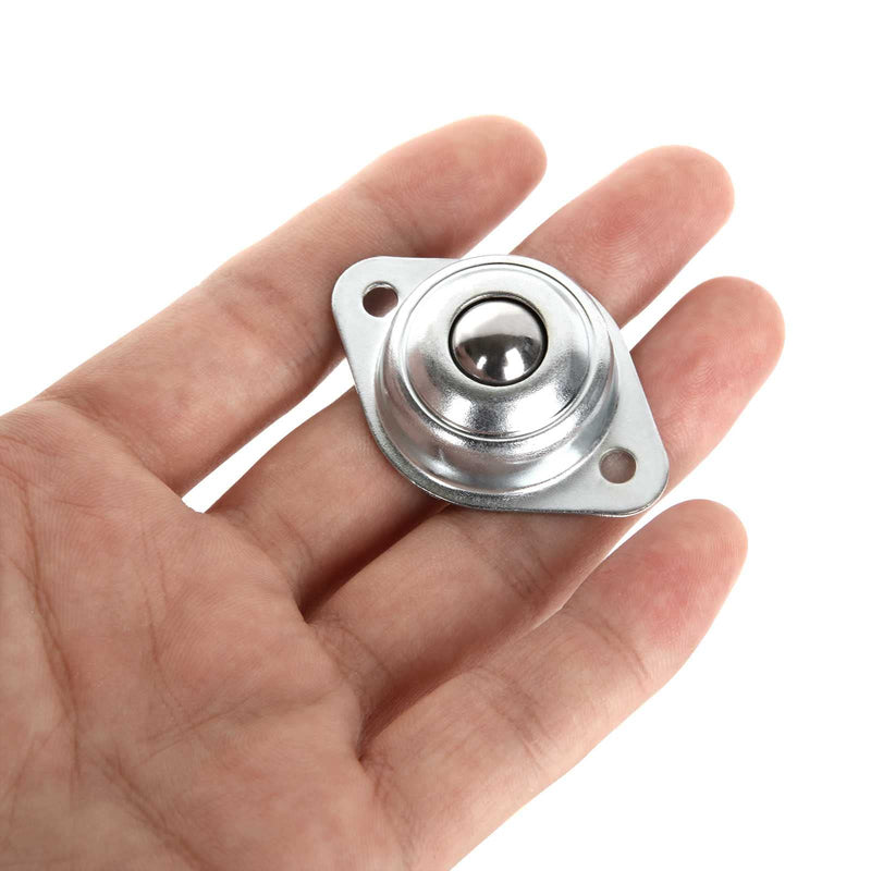 [Australia - AusPower] - 16 Pack 1/2" Roller Ball Transfer Bearings, Carbon Steel Ball Transfer Unit Swivel Ball Caster Roller Transfers, Ball Casters Bearing Universal Rotation Caster for Transmission, Conveyor, Roller Stand 