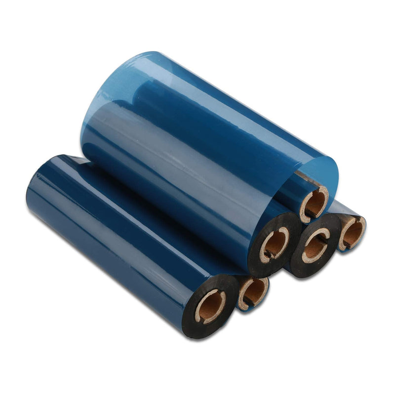 [Australia - AusPower] - 4.33" x 244' Thermal Transfer Ribbon - 1 Roll. Resin Enhanced Wax 1/2 Inch Core Ink Out for Zebra Eltron Datamax Zebra GC420t GK420t GX420t TLP2442 TLP2844 