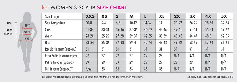 [Australia - AusPower] - KOI Basics 373 Women's Becca Scrub Top Medium Navy 