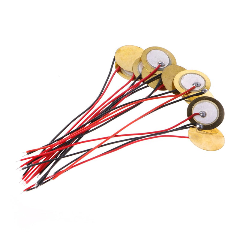 10 x 15mm Piezoelectric Piezo Ceramic Plate for Buzzer Speaker