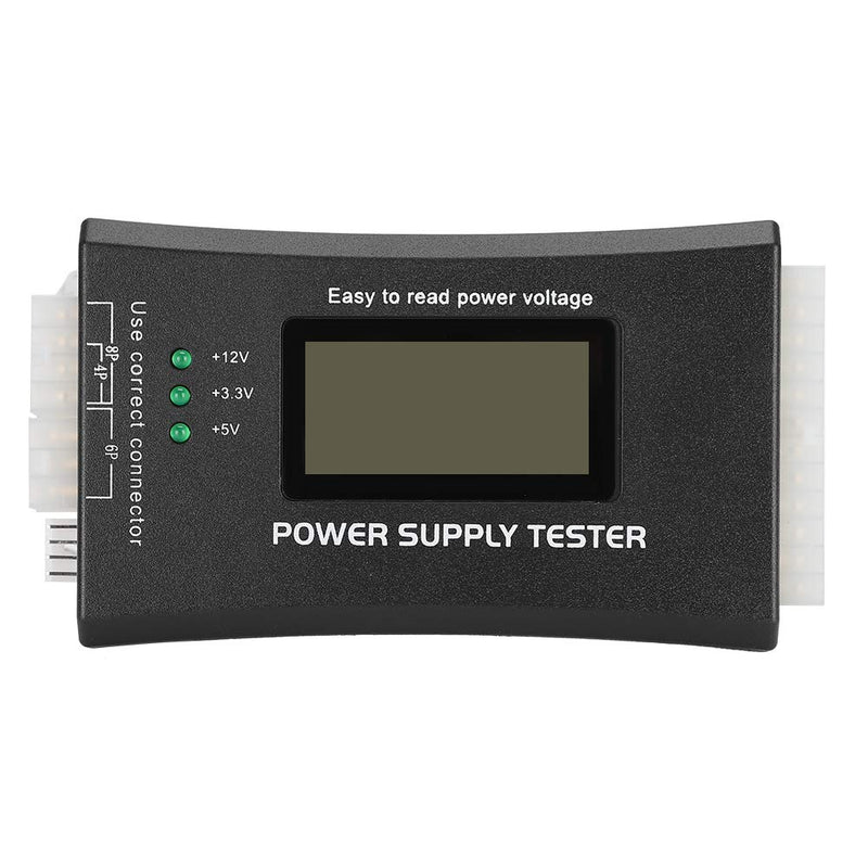 [Australia - AusPower] - Computer PC Power Supply Tester, ATX BTX ITX TFX Power Supply Tester with LCD Screen Display, Computer Host Inspection and Maintenance Tester Tool 
