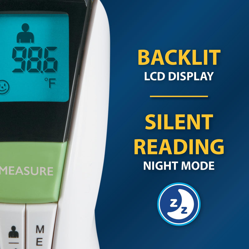 [Australia - AusPower] - Veridian Handheld Fahrenheit/Celsius Non-Contact Thermometer Digital Display 09-349 