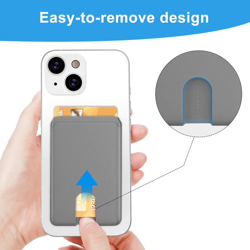 [Australia - AusPower] - SHANSHUI 3 Pack Phone Card Holder Ultra Slim Phone Credit Card Holder Stick on Wallet Anti-Lost Design Phone Wallet Pocket Compatible for iPhone and Most Smartphones - Black White Grey 3 PCS x Black, Grey, White Adhesive 