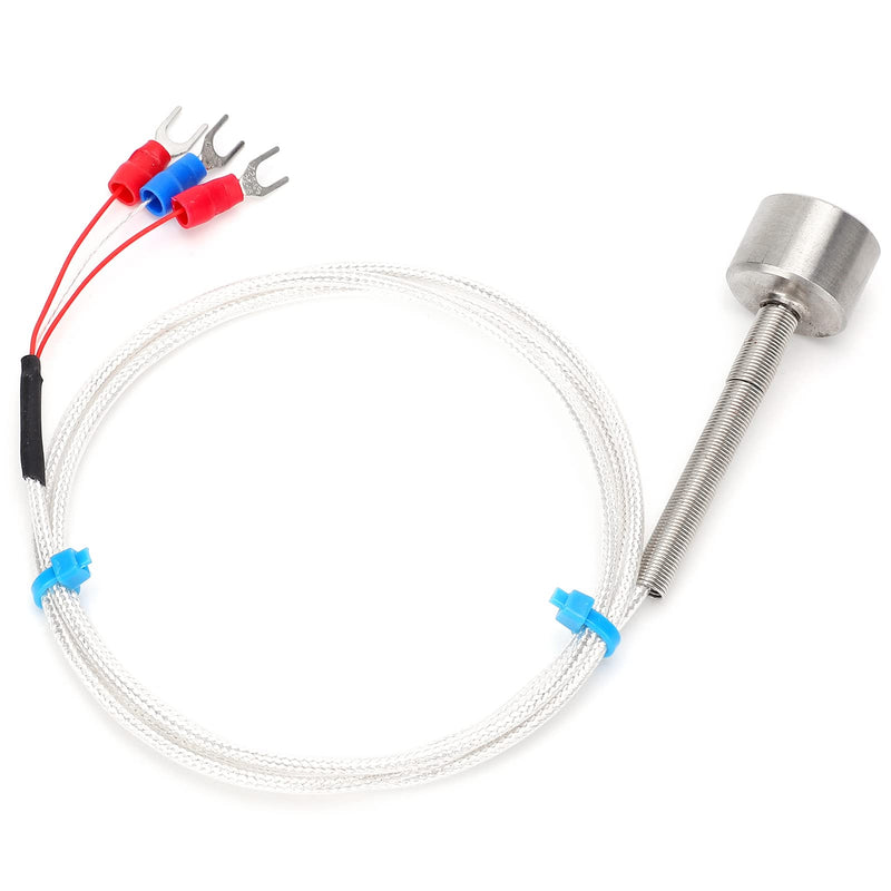 [Australia - AusPower] - Magnetic Temperature Sensor PT100 Stainless Steel Thermistor Probe -60 to +150°C 5m Cable Temp & Humidity Sensor 
