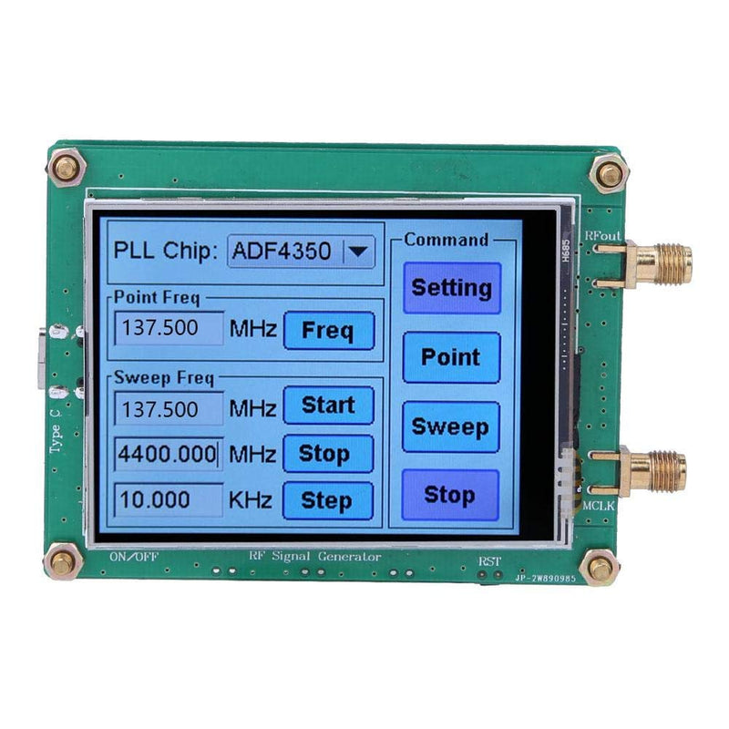 [Australia - AusPower] - Generator Full RF Sweep Dot Frequency Module Radio PC Meter Counter Control with Data Cable SMA Female ADF4350/ ADF4351 (ADF4350) 
