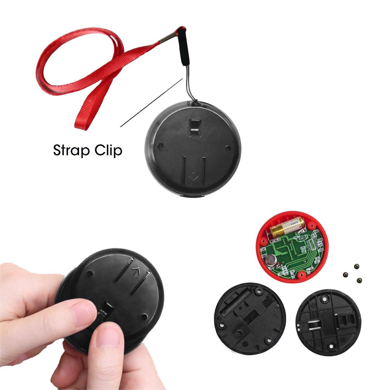 [Australia - AusPower] - CallToU Wireless Caregiver Pager Call Button 500+Feet Nurse Alert System for Elderly Monitoring Waterproof Call Bell for Home 1 Receiver Wrist Pager 2 SOS Call Buttons 2 call buttons + 1 watch receiver 
