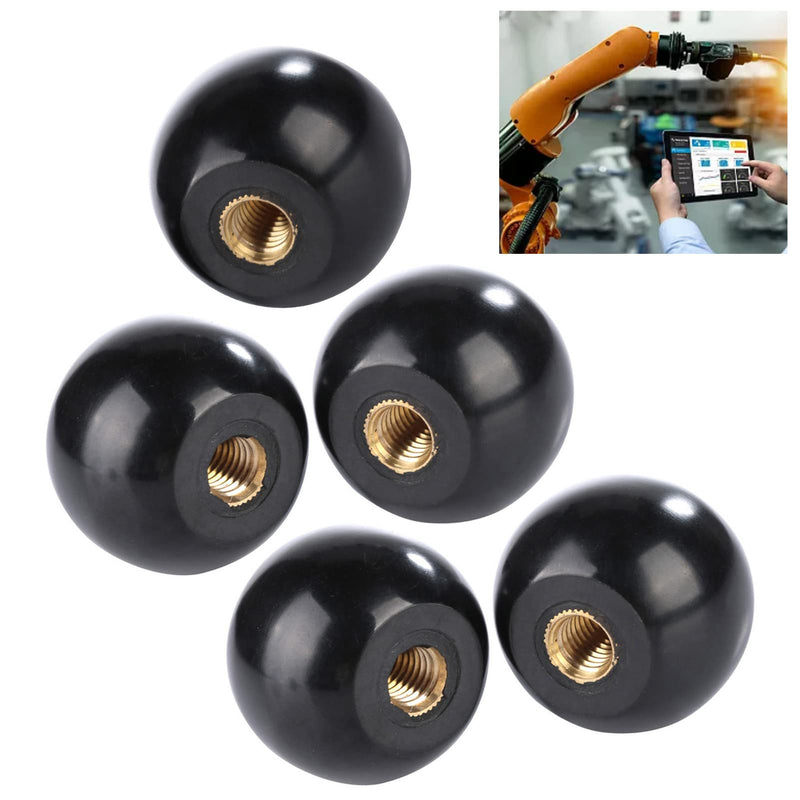[Australia - AusPower] - 5pcs Round Lever Knob Ball Lever Knob M8 Machine Handles and Knobs Machine Tool Replacement M8*32, NOENNULLgrshafdx45 