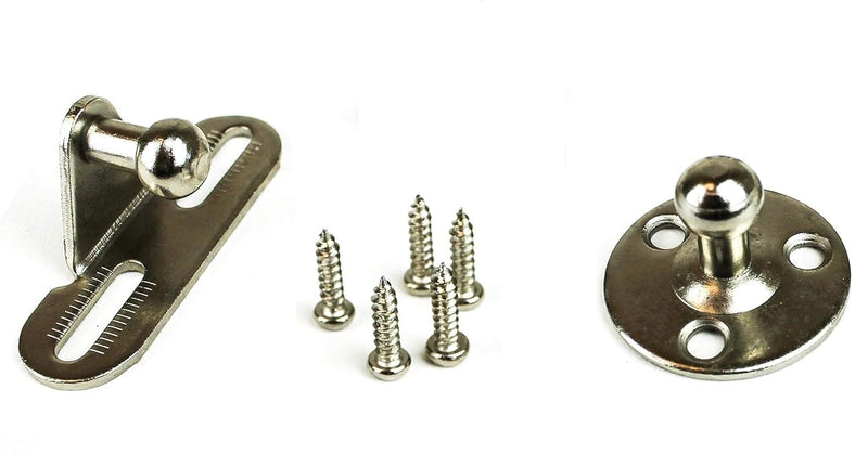 [Australia - AusPower] - Berta (2 Pieces) 10 Inch 100N/22 LB Hydraulic Soft Open Gas Springs/Struts for Cabinets, Furniture Cabinet Doors Lift, Lid Stay, Support Hinges for RV Platforms with Brackets and Screws (Gas-Hinge) 2 Pieces 