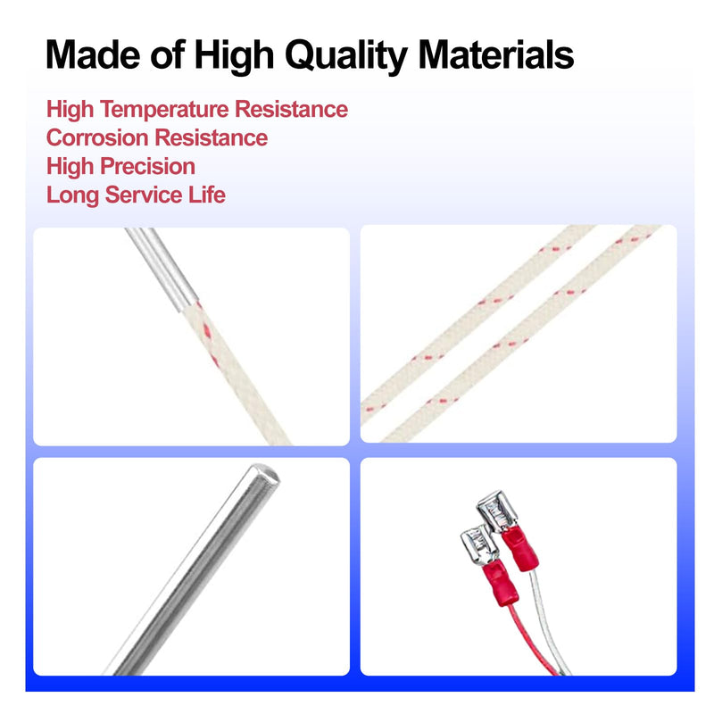 [Australia - AusPower] - 353589-1 Commercial Oven Temperature Sensor Probe Fit for Vulcan Hart Commercial Oven WKGD ECO2D ECO4D ECO6D GCO2D GCO4S SG4D SG6D VC4EC VC4GD VC4GS Replace 44-1235 353589-1 00-353589-00001 