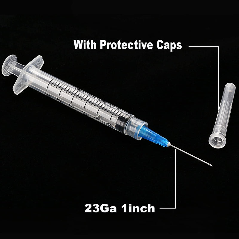 [Australia - AusPower] - 100Pack 3ml/cc with 23 G 1 Safety Individually Wrapped 