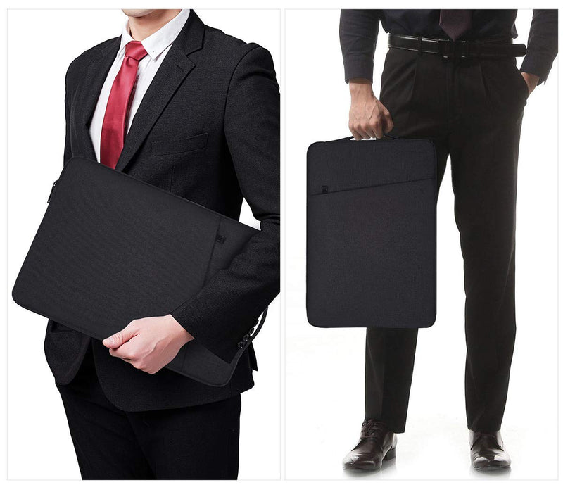 [Australia - AusPower] - 17.3 Inch Laptop Carry Bag with Handle for HP Envy 17 17t/Pavilion 17/Omen 17, Acer Predator 17, Dell Inspiron 17/Dell G3 G7 17.3, Lenovo Ideapad 330 L340, MSI GS75, 17 inch Waterproof Laptop Case 17-17.3 Inch Black 