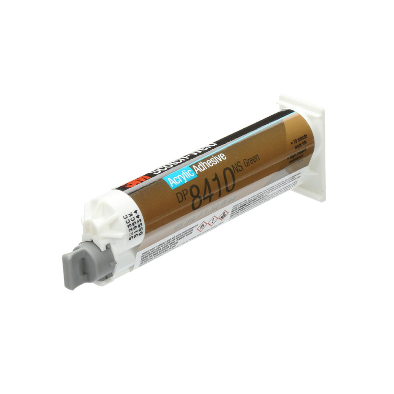 3M Scotch-Weld Acrylic Adhesive DP8410NS, Green, 45 mL Duo-Pak, 1.52 fl. Oz., Non-Sag, Tough, Two-Part Acrylic Adhesive, 1 Each