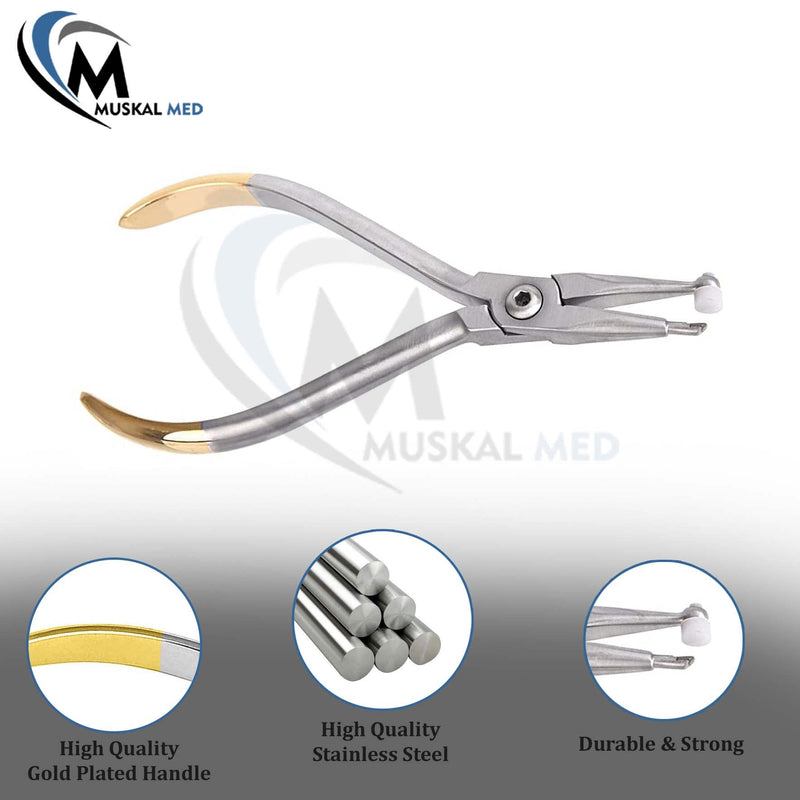 [Australia - AusPower] - Dental (T/C) Adhesive Removing Pliers, Orthodontic Bandage Remover Forceps Dental Surgical Instrument Tool Tooth Pulling Kit for Dentist - Easy to Use and Portable 