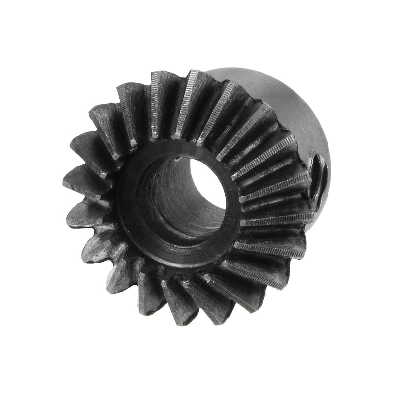 [Australia - AusPower] - 2pcs Bevel Gear 1M 20 Teeth 6mm Shaft Hole 1:1 Tapered Bevel Pinion Gear 45# Steel 1 Module 90 Degree Steering Gear, for Hardware Mechanical Rotation 