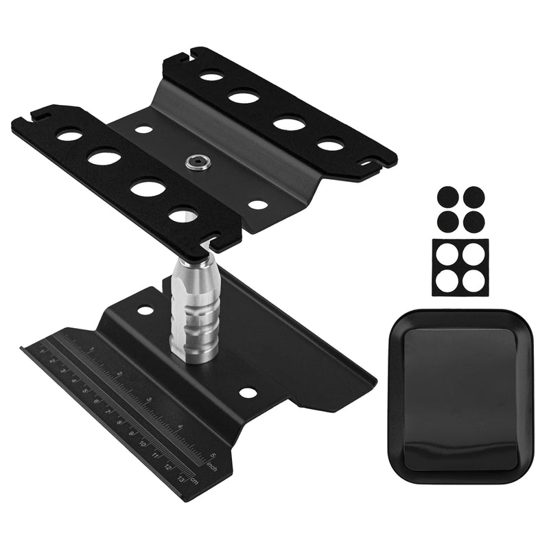 [Australia - AusPower] - 330Pcs Universal RC Screw Kit M3 Flat Round Head Screws M3 M4 Flat Washer M3 Hexagon Nut & RC Car Work Stand Repair Workstation 360 Degree Rotation Lift with Screws Tray 