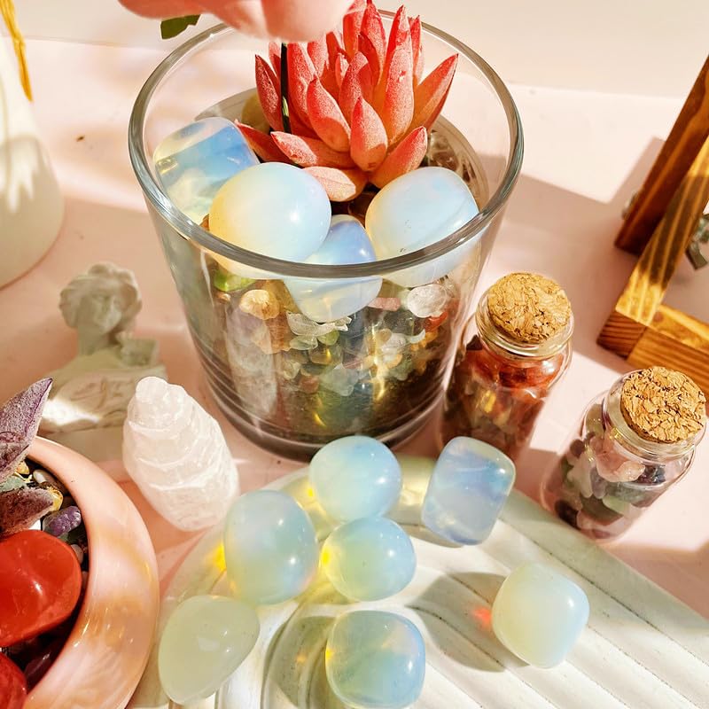 Opalite Crystals Bulk Opal Stone Natural Irregular Polished Stones 200g