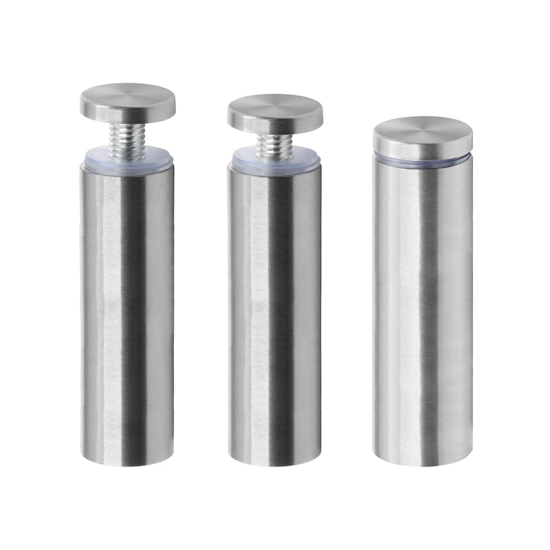 [Australia - AusPower] - Luomorgo 12 Pcs 3/4" x 3.15" Stainless Steel Standoff Screws, Wall Sign Standoff Mounting Hardware Advertising Glass Standoff Nail for Hanging Acrylic Picture Frame, Silver Silver, 12 Pcs 3/4" x 3.15" / 19 x 80mm 