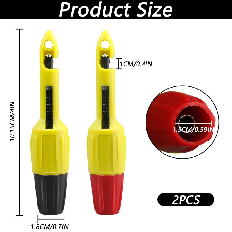 [Australia - AusPower] - 2 PCS Wire Piercing Probe, Multimeter Probes, Insulation Piercing Clip Set for Voltage, Voltmeter, Thermometer Testing 