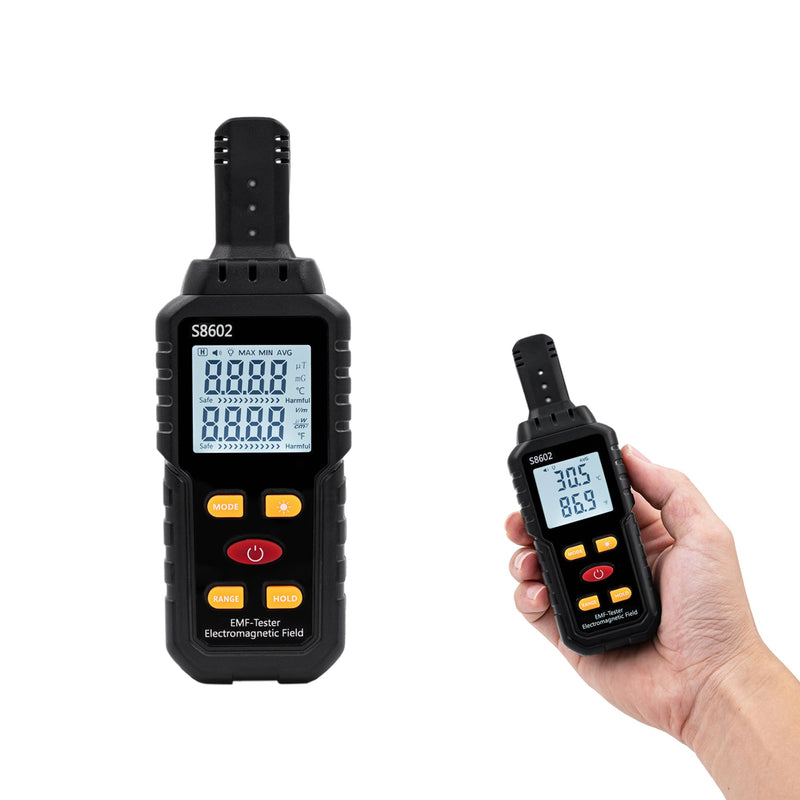 [Australia - AusPower] - Mcbazel 3 in 1 Digital EMF Meters Radiation Detector Electromagnetic Fields Digital Electromagnetic Radiation Meter 
