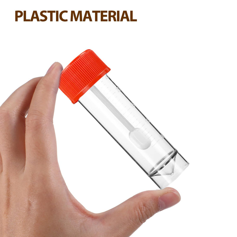 [Australia - AusPower] - 10pcs Stool Specimen Cups with Lids, 25-30ml Stool Cups Stool Container with Spoon Lid 