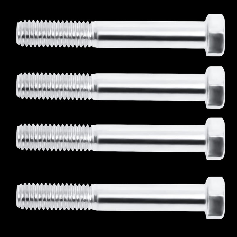 [Australia - AusPower] - Shear Bolts for Compatible with Rotary Cutters Mill Grade 5 SAE J429 3.5" with Nylock Nut (Pack of 6) 