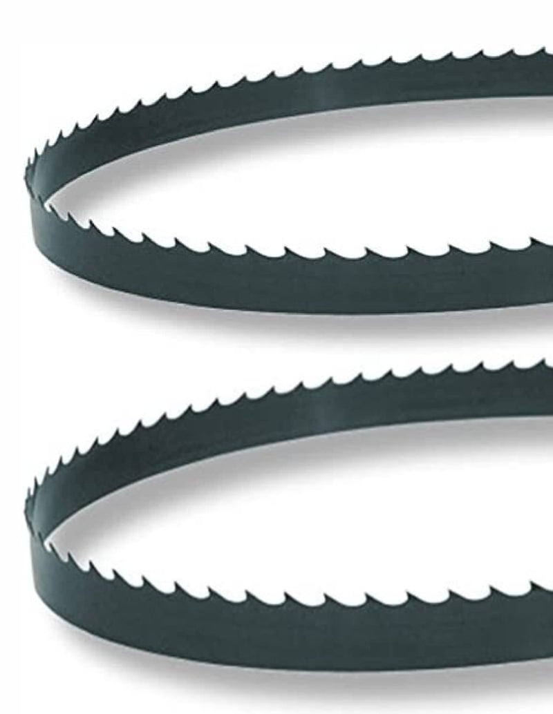 2 Pack - 99.75 X 3/8 X 6 TPI Flex Back Bandsaw Blades - Made in USA - Designed to Cut Wood, Plastic, Cork, Composition Board, Non-Ferrous Metal, Low Alloy Steel